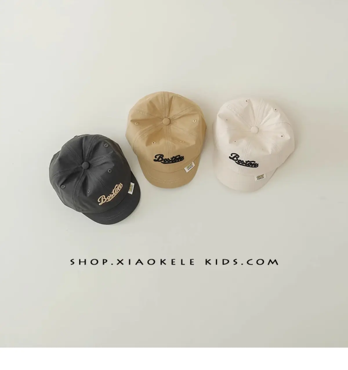 Baby Korean Letter Embroidered Cap for Boys Spring Autumn — feature 4