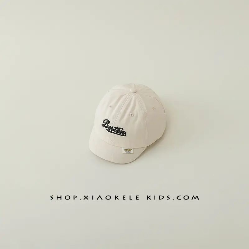 Baby Korean Letter Embroidered Cap for Boys Spring Autumn - Image 3