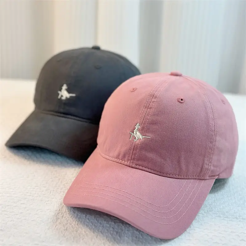 Blue Retro Baseball Cap Women Spring Summer Sunshade - Image 9