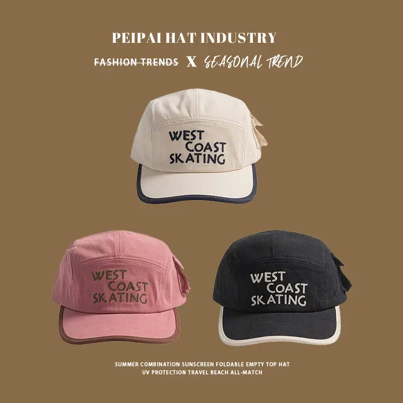 Women's West Coast Skating Baseball Cap with Side Pocket - Image 5