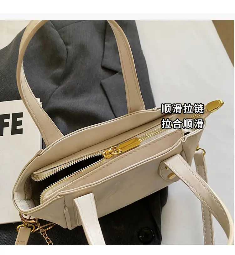 Women's Black Nylon Bucket Bag with Cute Pom Pom Charm — feature 6