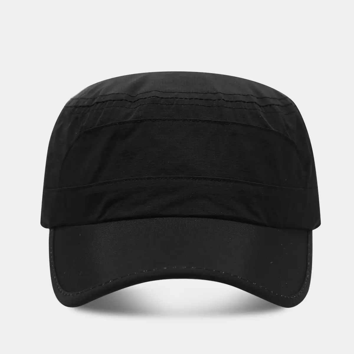 Men's Grey Military Flat Cap Spring Summer Thin Quick-Drying - Image 9