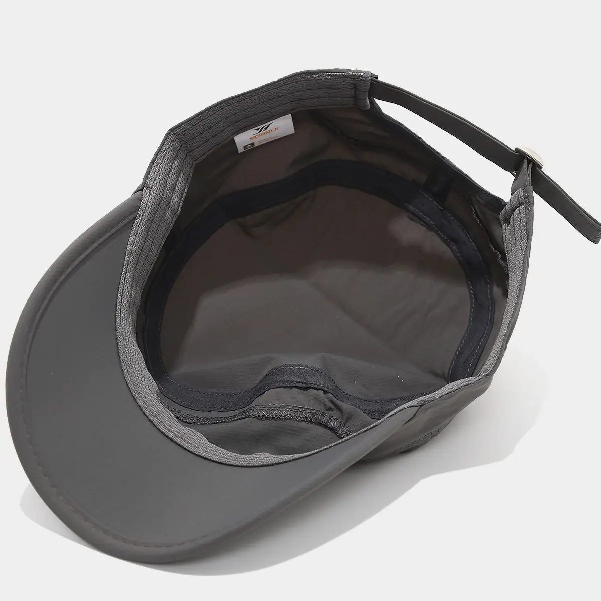 Men's Grey Military Flat Cap Spring Summer Thin Quick-Drying — feature 10
