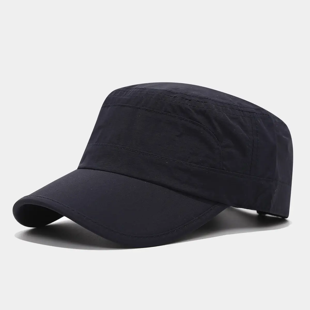 Men's Grey Military Flat Cap Spring Summer Thin Quick-Drying — feature 8