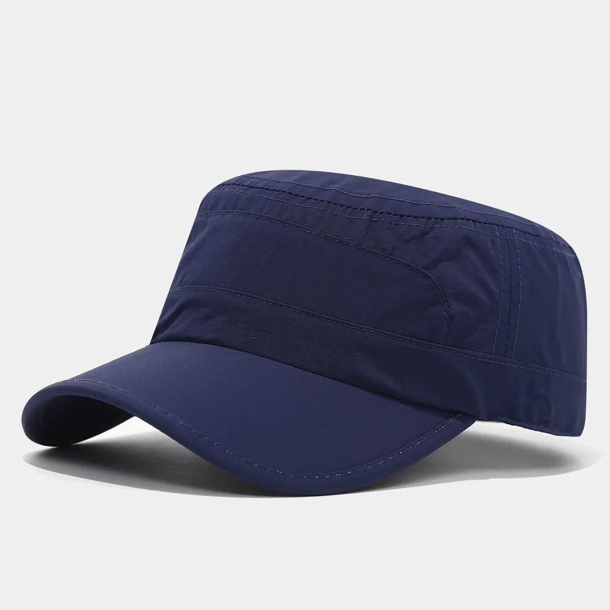 Men's Grey Military Flat Cap Spring Summer Thin Quick-Drying - Image 5