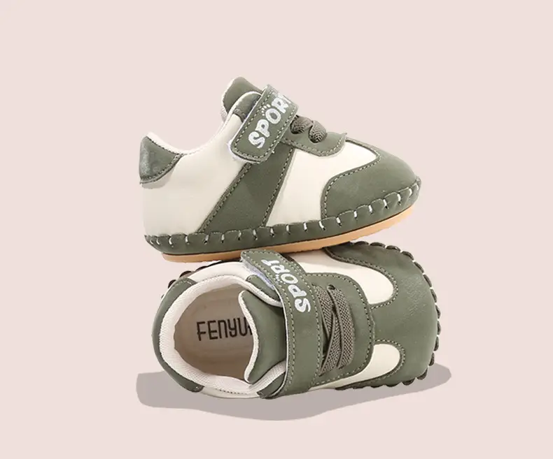 Green Soft Slip-On Baby Shoes for 0-18 Months — feature 26