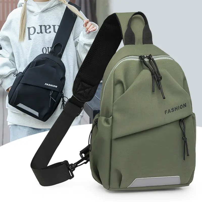 Fashion Blue Crossbody Bag for Women Student Commute
