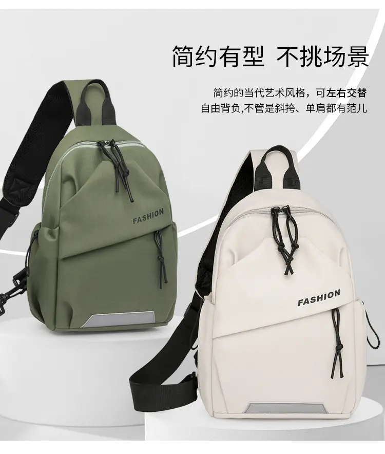 Fashion Blue Crossbody Bag for Women Student Commute — feature 3