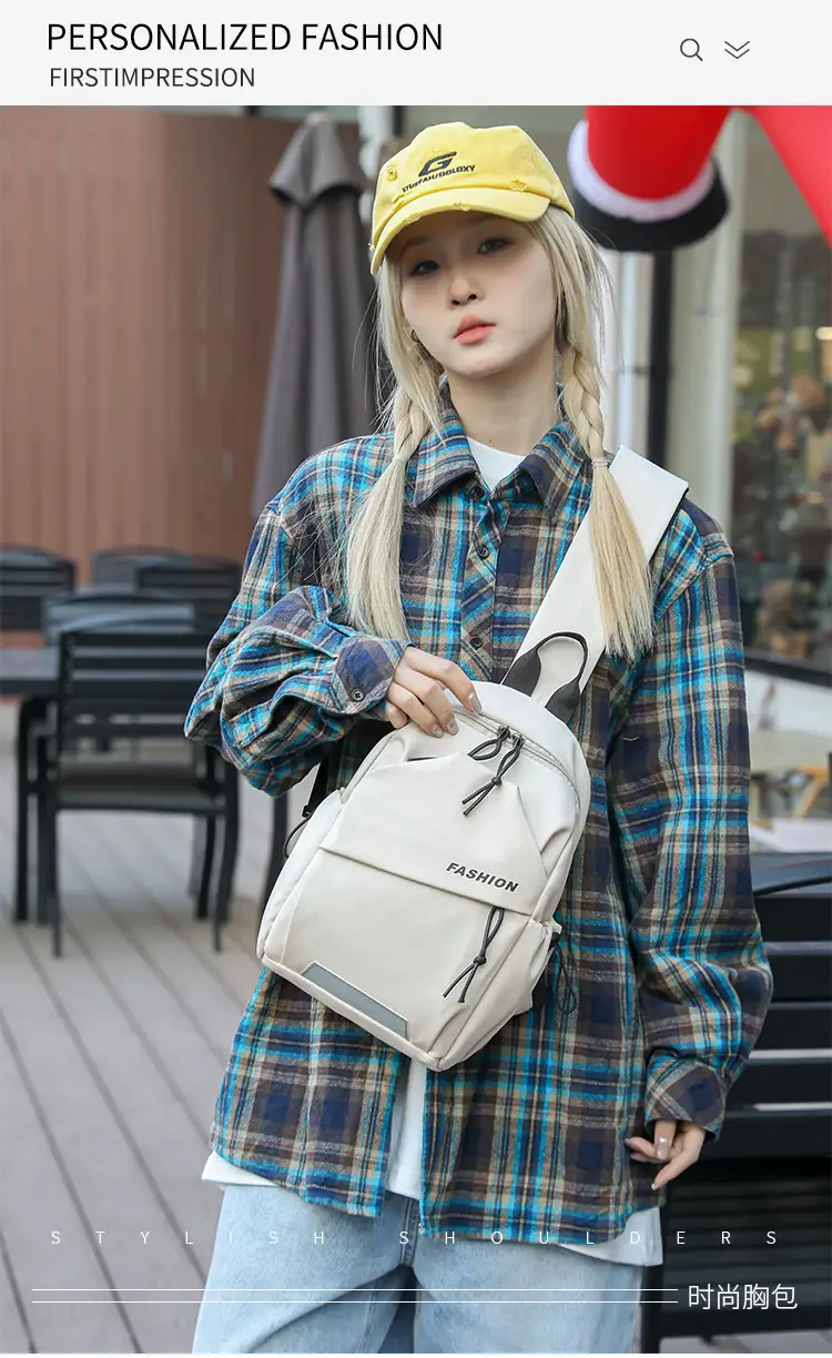 Fashion Blue Crossbody Bag for Women Student Commute — feature 5