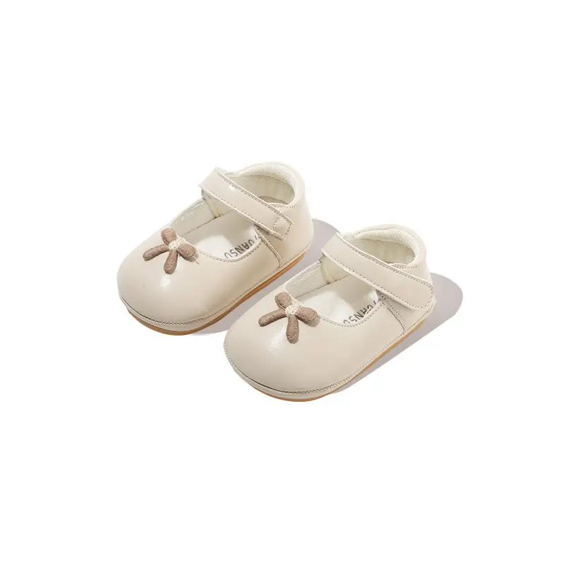 Baby Princess Shoes Soft Sole 6-12M White