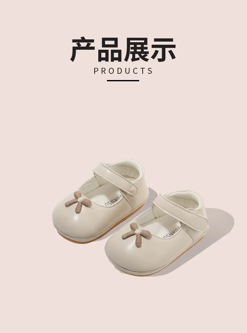 Baby Princess Shoes Soft Sole 6-12M White — feature 21