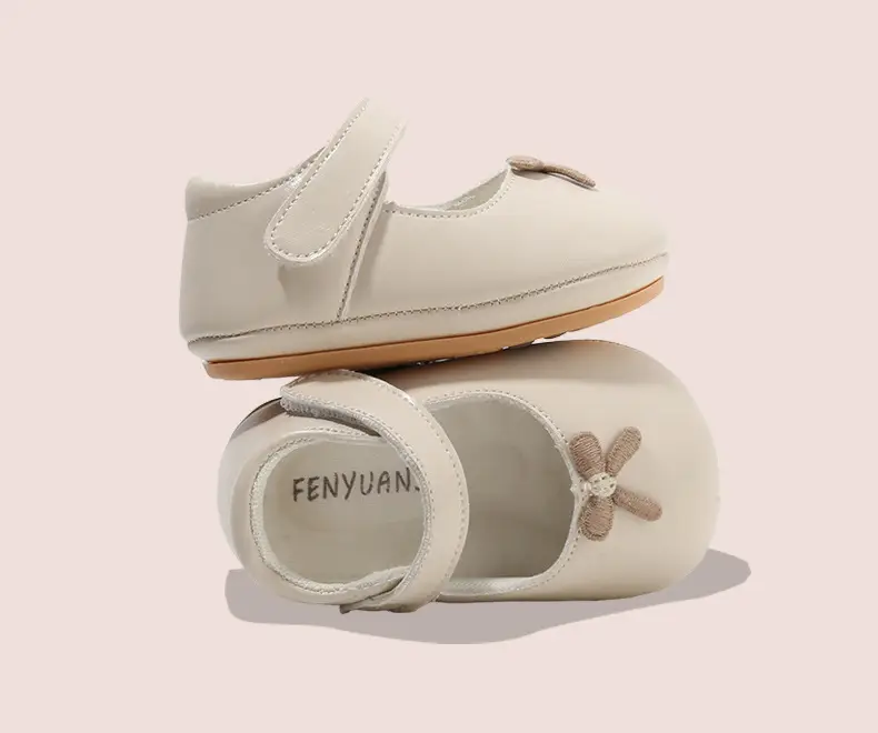 Baby Princess Shoes Soft Sole 6-12M White — feature 23
