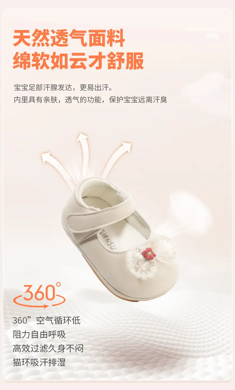 Baby Princess Sandals One Year Old Soft Sole — feature 15