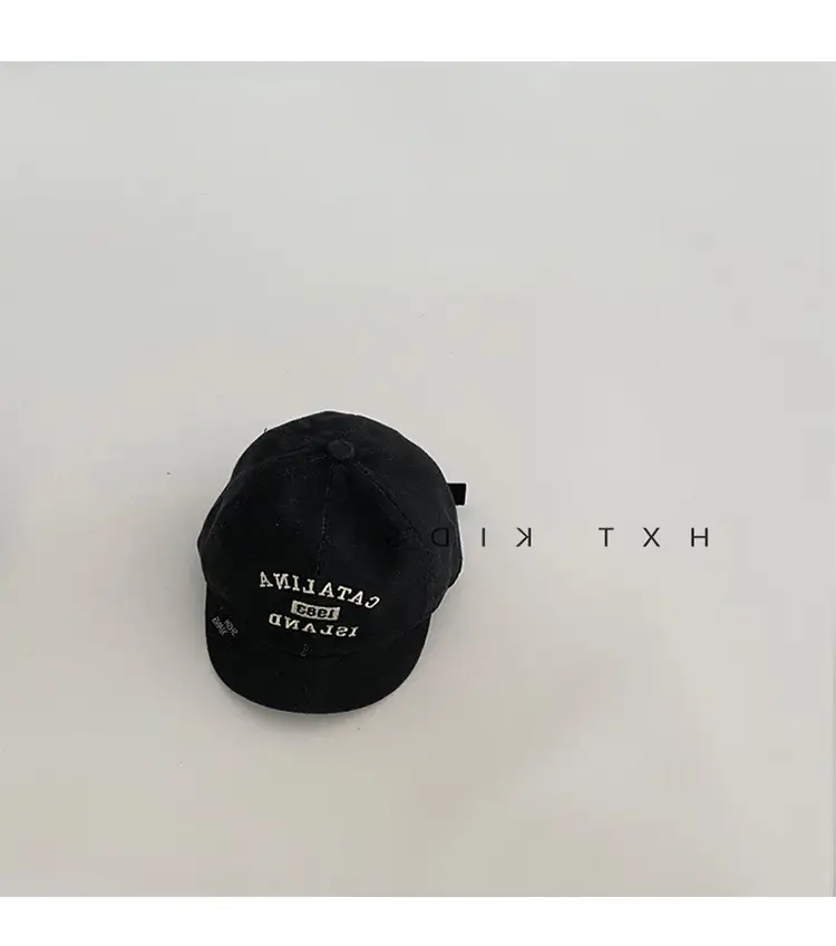 Baby Embroidered Cap Spring Autumn Blue Grey — feature 9