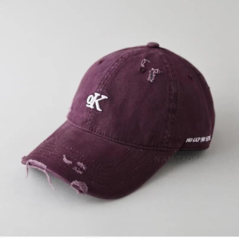 Women's Embroidered Letter Baseball Cap Beige Spring Summer Travel Sun Cap - Image 9