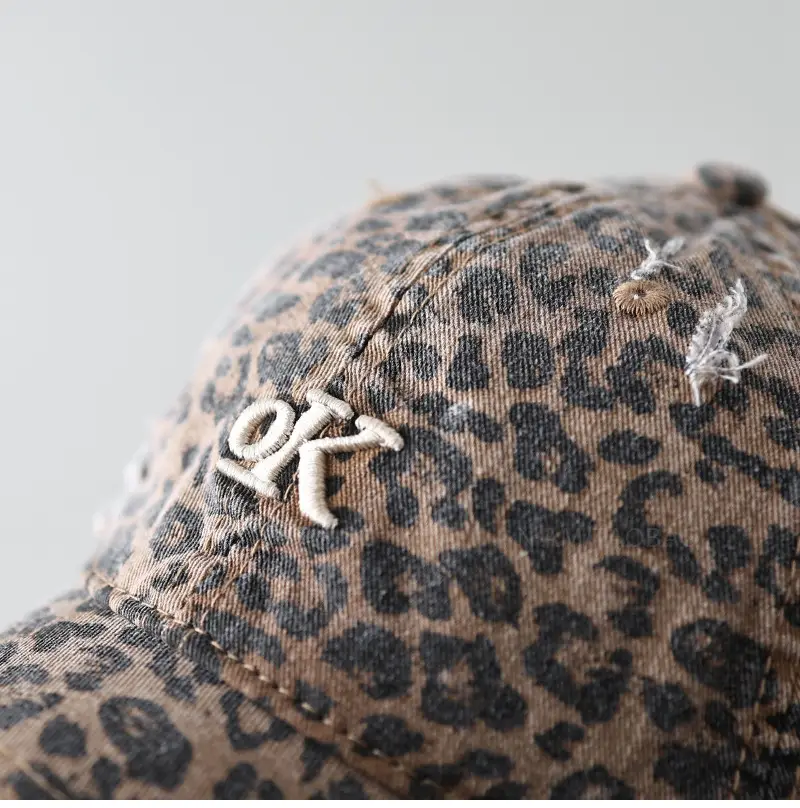 Women's Embroidered Letter Baseball Cap Beige Spring Summer Travel Sun Cap — feature 12