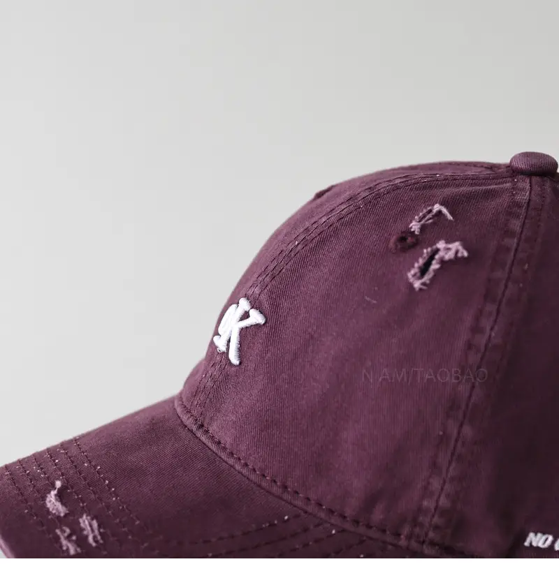 Women's Embroidered Letter Baseball Cap Beige Spring Summer Travel Sun Cap — feature 16