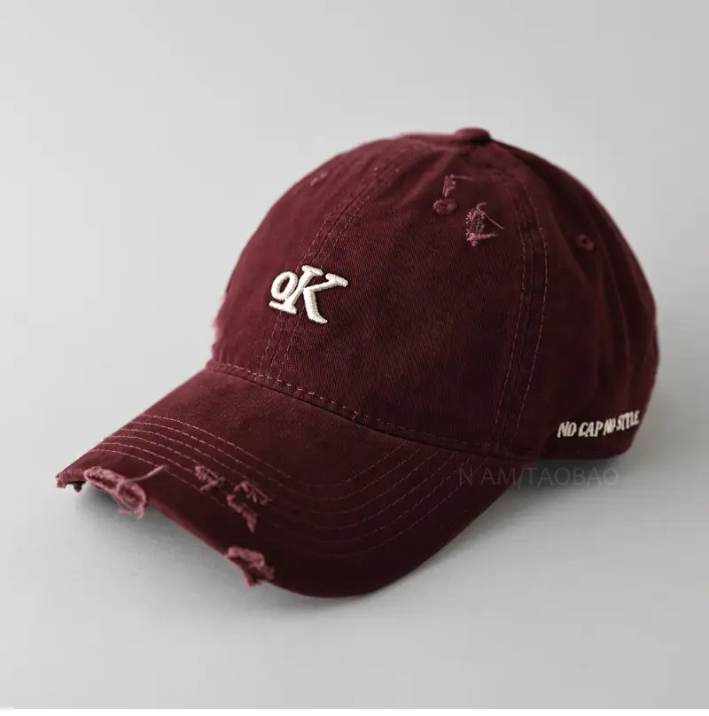 Women's Embroidered Letter Baseball Cap Beige Spring Summer Travel Sun Cap - Image 4