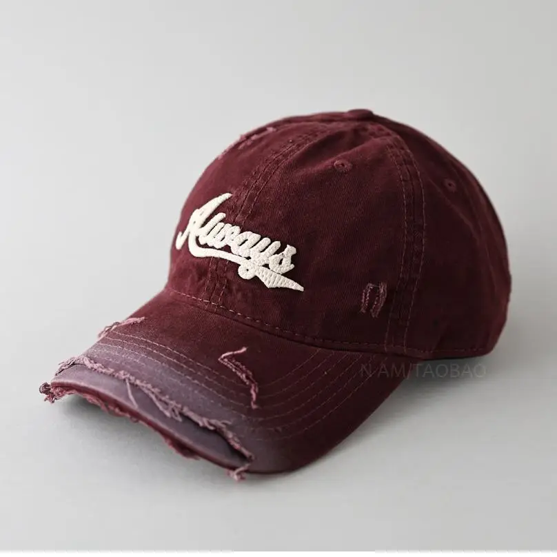 Black Embroidered Baseball Cap for Men Women