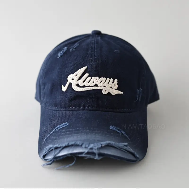 Black Embroidered Baseball Cap for Men Women — feature 15