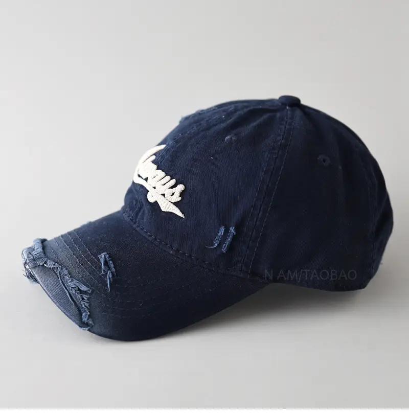 Black Embroidered Baseball Cap for Men Women — feature 16