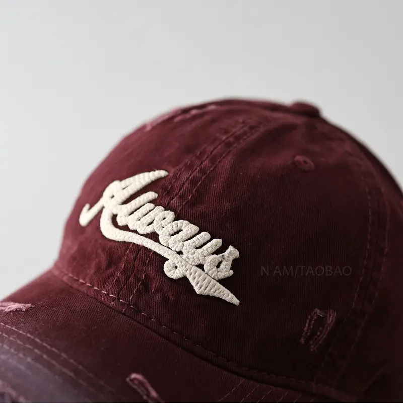 Black Embroidered Baseball Cap for Men Women — feature 18