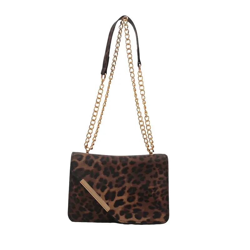 Leopard Print Small Square Chain Crossbody Bag Women 2025 - Image 8