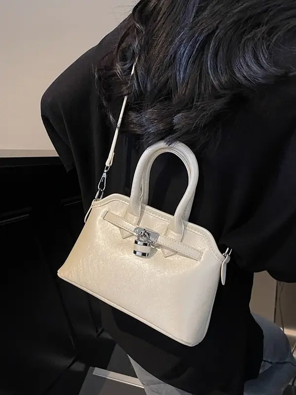 White Crossbody Shoulder Bag for Women Spring Summer 2025 - Image 5