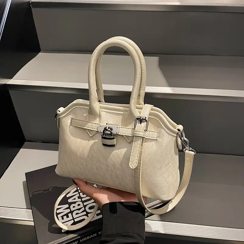 White Crossbody Shoulder Bag for Women Spring Summer 2025 - Image 4