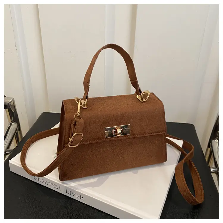 2025 Spring Brown Leather Commuter Lock Bag — feature 10