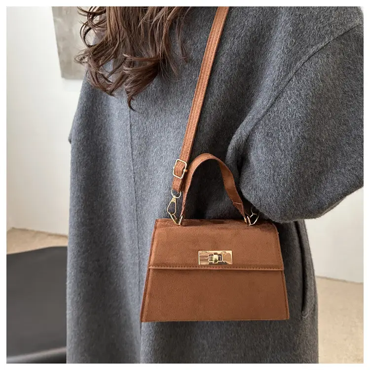 2025 Spring Brown Leather Commuter Lock Bag — feature 19