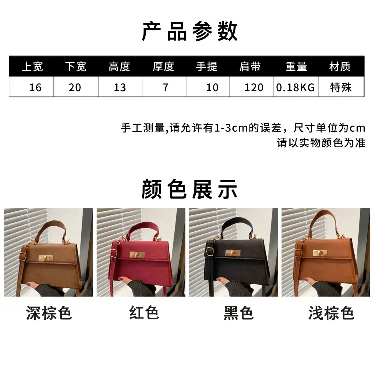 2025 Spring Brown Leather Commuter Lock Bag — feature 2