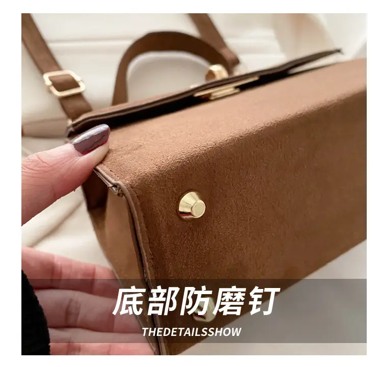 2025 Spring Brown Leather Commuter Lock Bag — feature 5