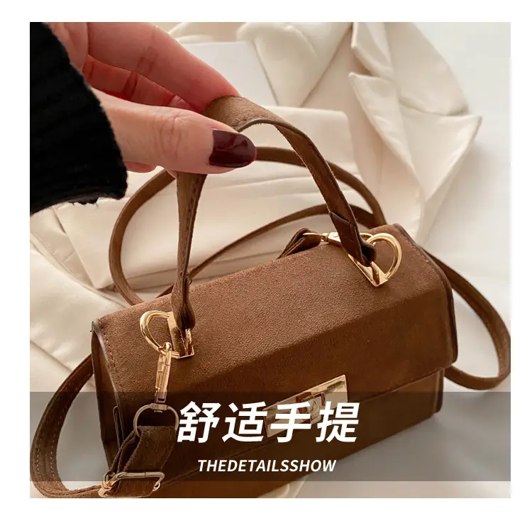 2025 Spring Brown Leather Commuter Lock Bag — feature 6