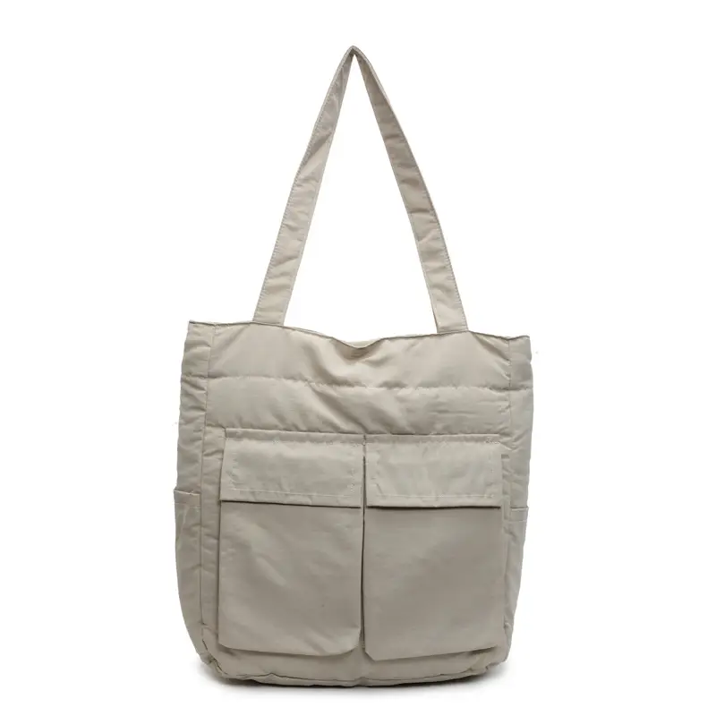 Pink Vintage Cloth Shoulder Bag Large Capacity Travel Bag - Image 11