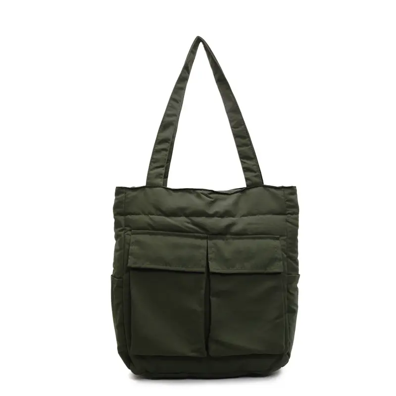 Pink Vintage Cloth Shoulder Bag Large Capacity Travel Bag - Image 4