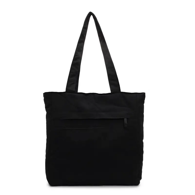 Women's Large Capacity Nylon Tote Bag Black - Image 2