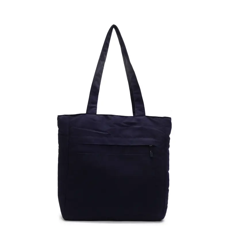 Women's Large Capacity Nylon Tote Bag Black - Image 5