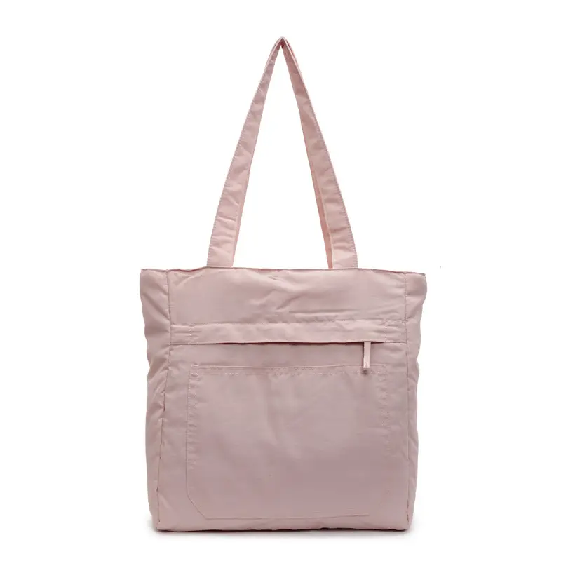 Women's Large Capacity Nylon Tote Bag Black - Image 6