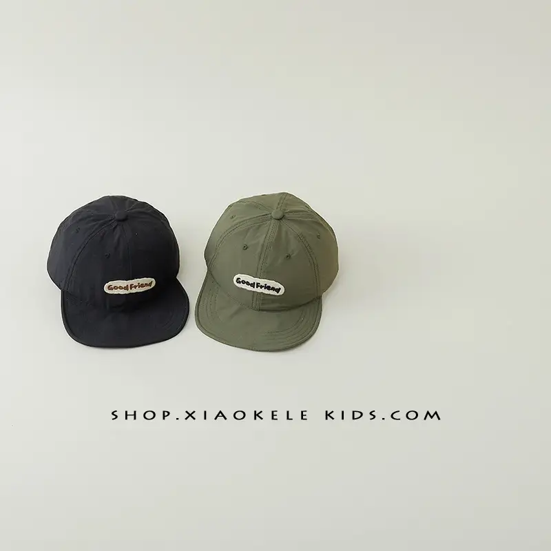 Blue Cotton Baseball Cap for Kids Spring Autumn