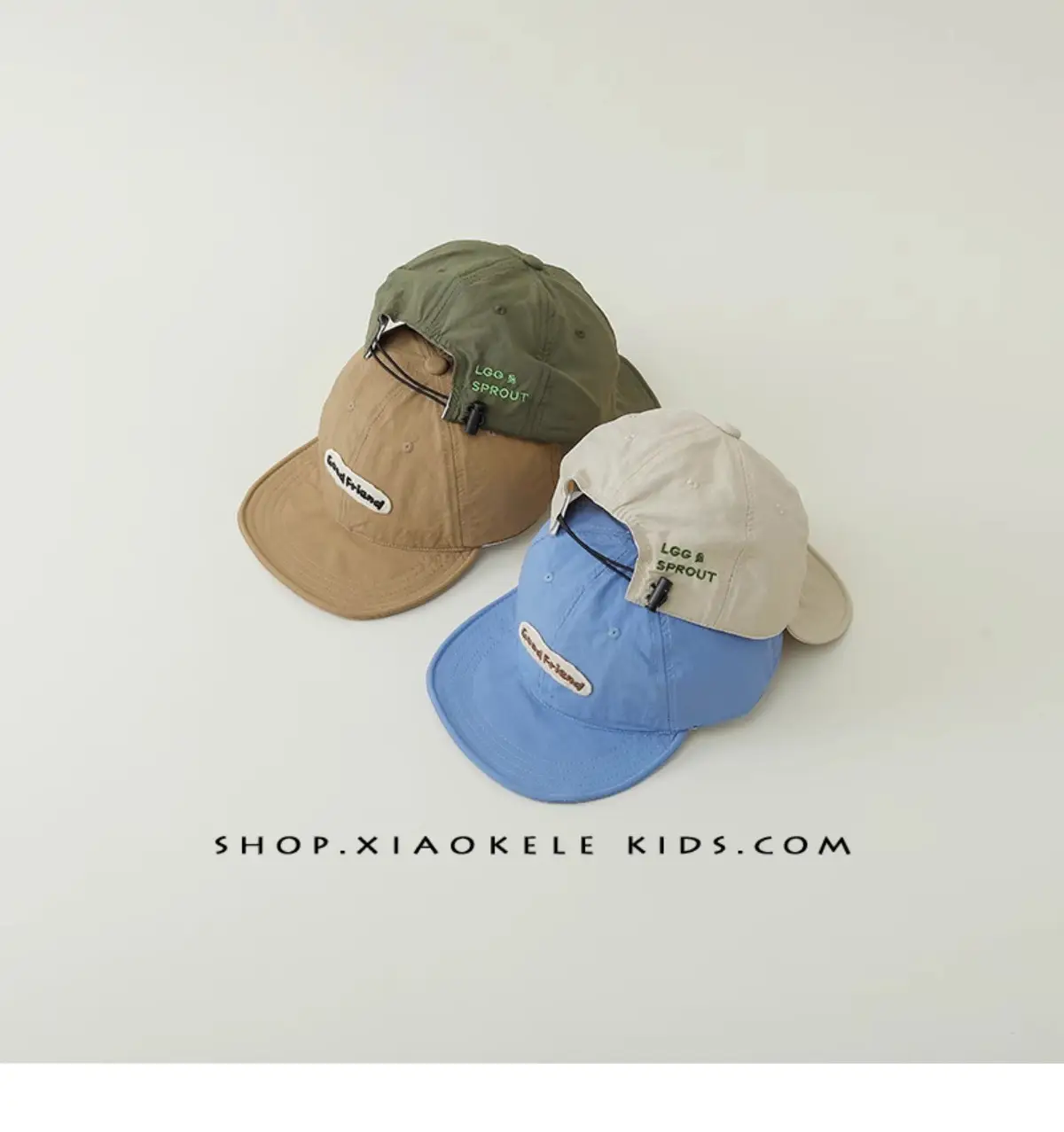 Blue Cotton Baseball Cap for Kids Spring Autumn — feature 11