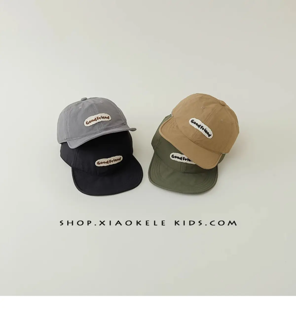 Blue Cotton Baseball Cap for Kids Spring Autumn — feature 4