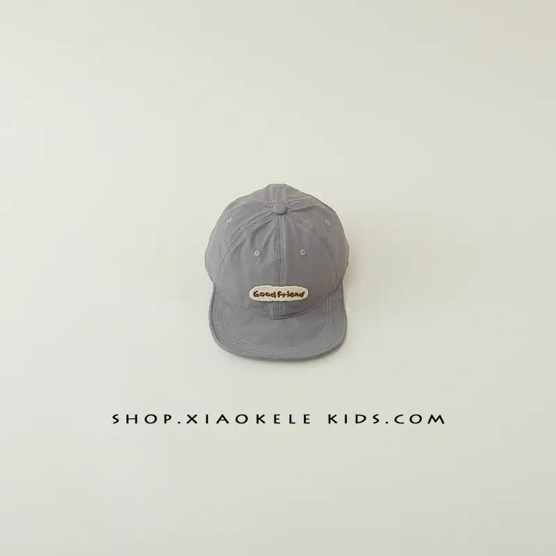 Blue Cotton Baseball Cap for Kids Spring Autumn
