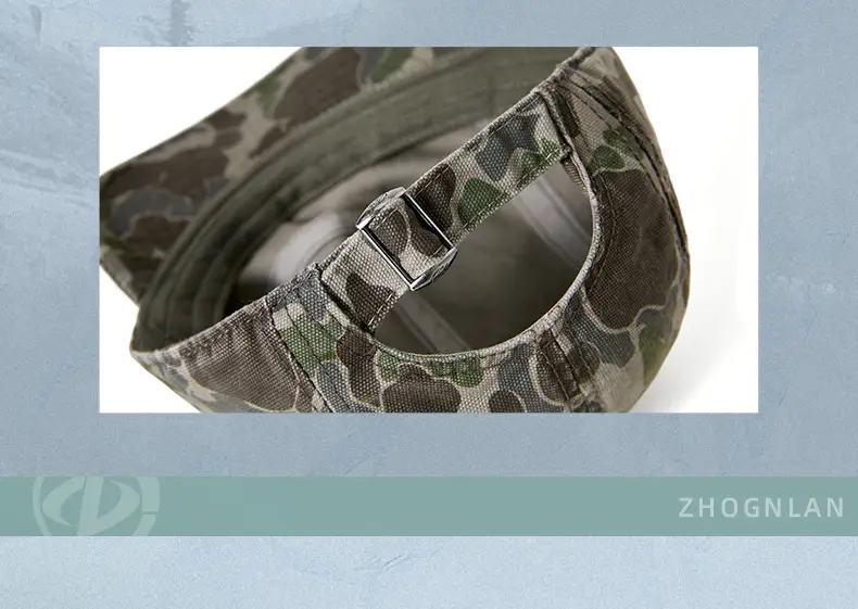 Men's Camo Crossbody Cap with Short Brim — feature 27