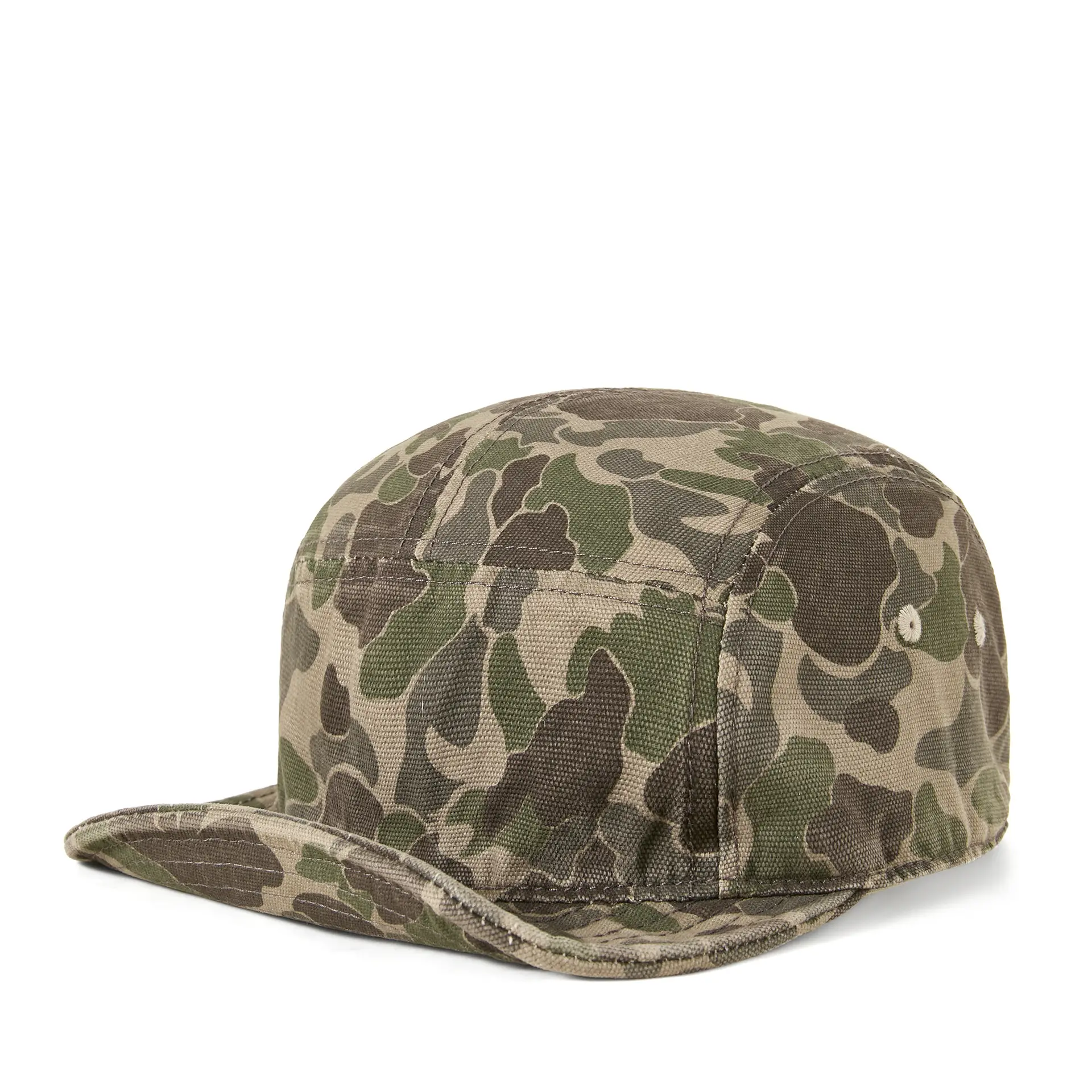 Men's Camo Crossbody Cap with Short Brim