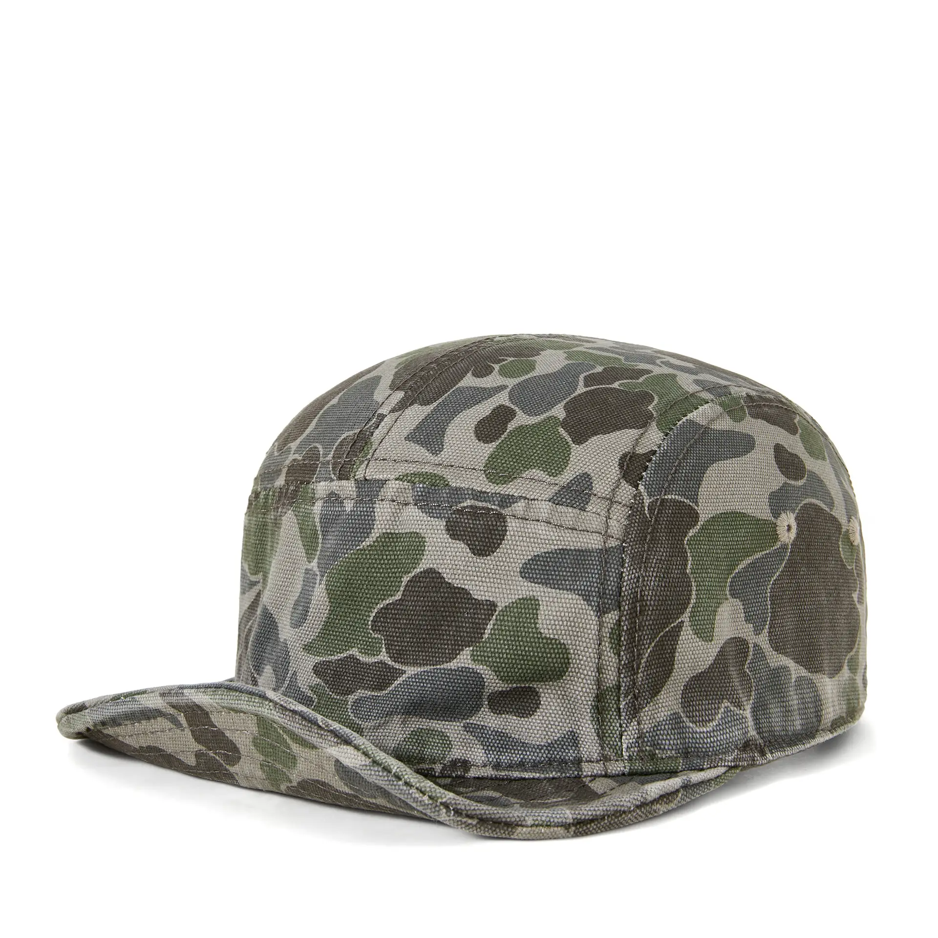 Men's Camo Crossbody Cap with Short Brim