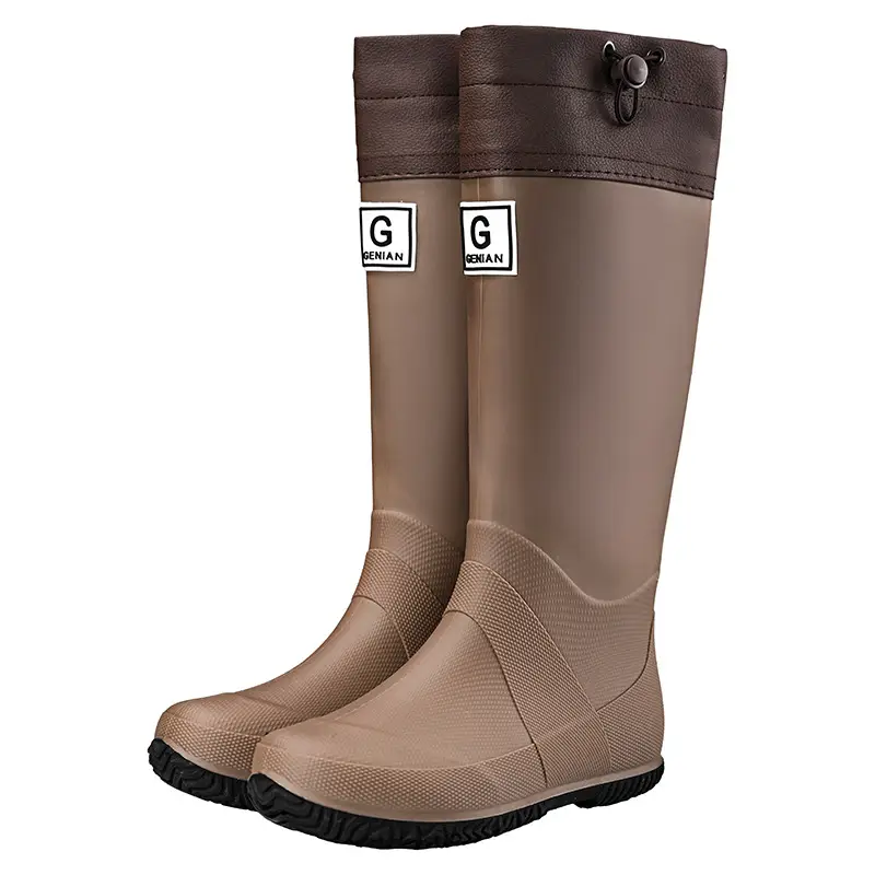 Foldable Children's Long Edge Rain Boots Waterproof Non-Slip Outdoor Camping Fashion Internet Popular High Rain Boots for Men and Women - Image 13