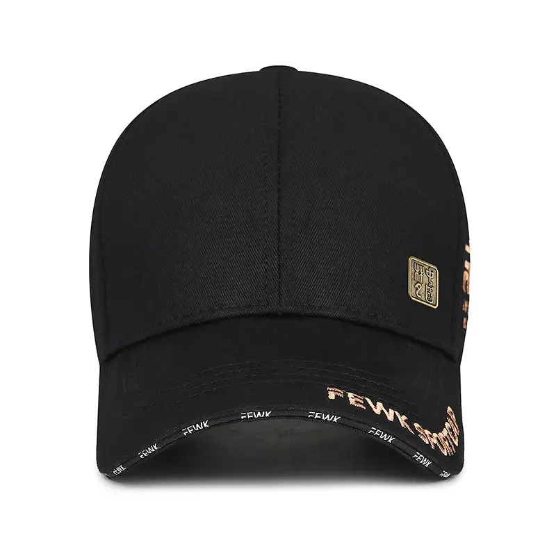 Men's Copper Embroidered Baseball Cap with SPF Sunscreen - Image 6