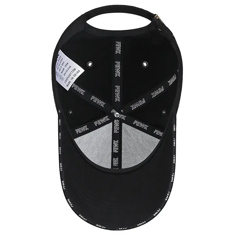 Men's Copper Embroidered Baseball Cap with SPF Sunscreen - Image 9