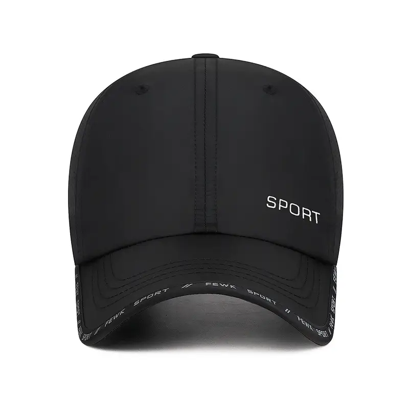 Men's Black Sport Cap Summer Baseball Cap - Image 10